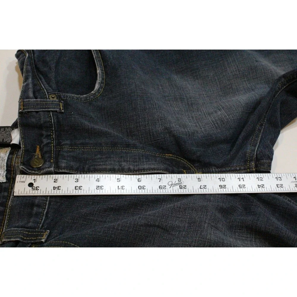 Vintage DKNY Jeans Men's 37x29 (Tag 36x30) Blue Denim Baggy Skater Y2K Loose Fit
